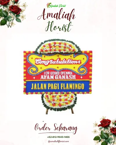 Bunga Papan Congratulation di Siokona